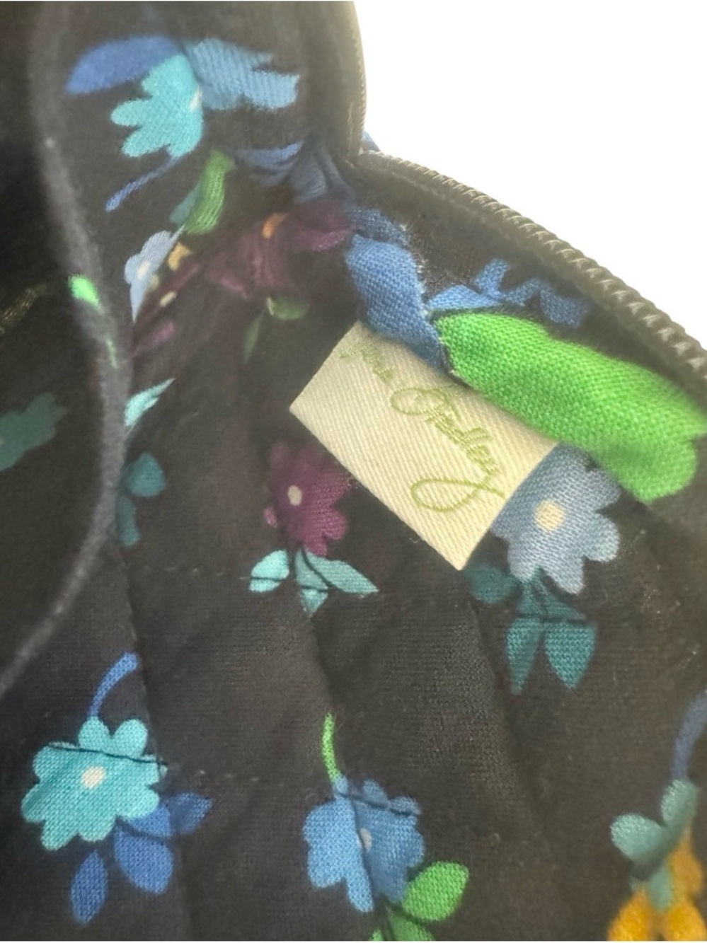 Vera Bradley Midnight Blues Quilted Wristlet - Picture 6 of 8